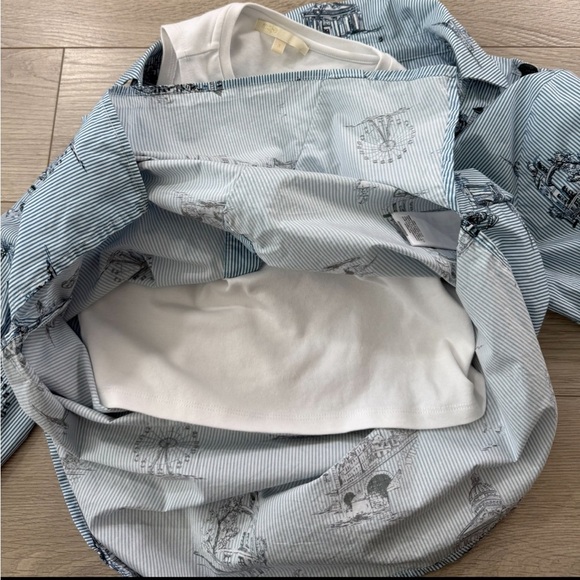 MAJE Lasane Cotton-Poplin Shirt Blouse Top - Picture 9 of 13